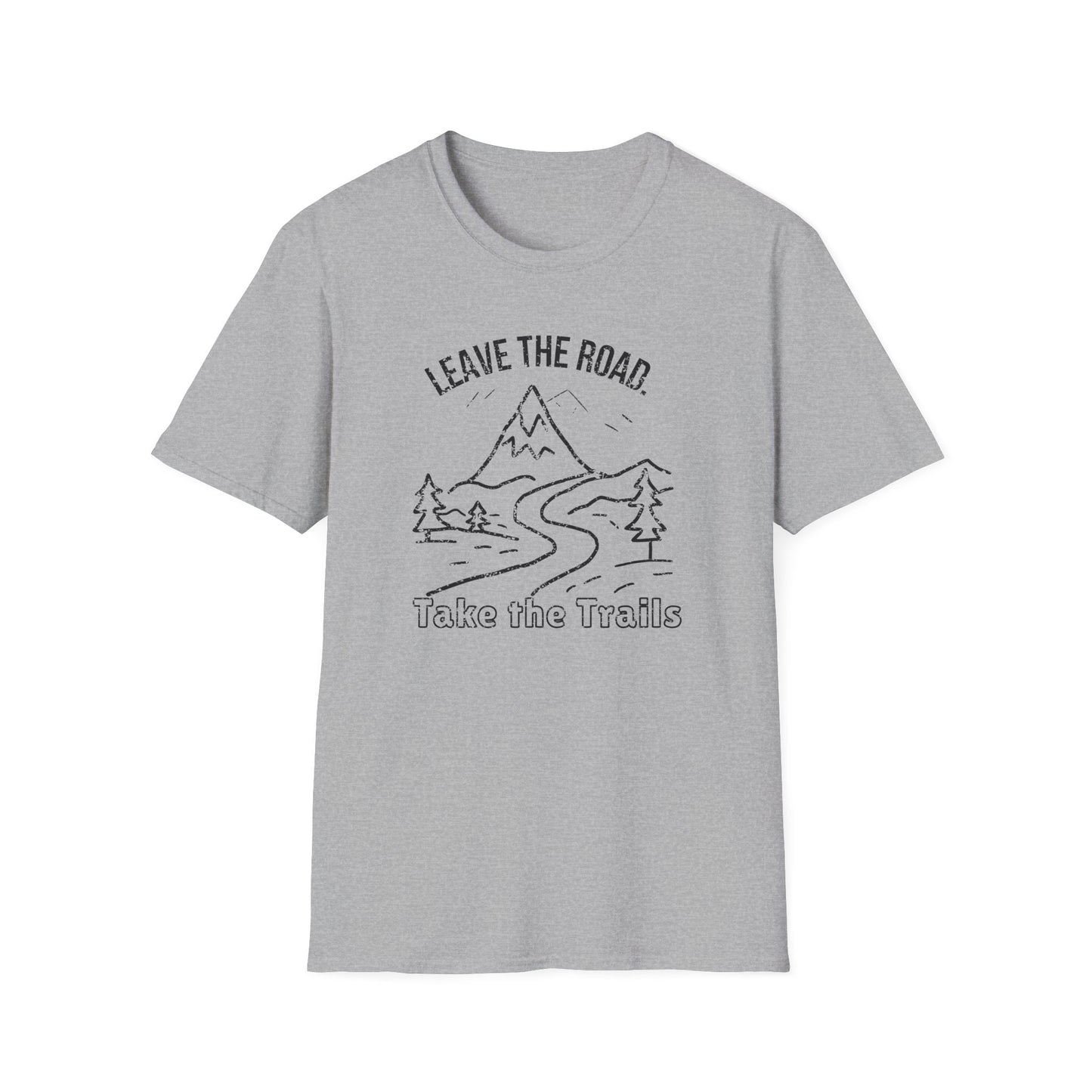 Leave the Road, Take the Trails Unisex Softstyle T-Shirt