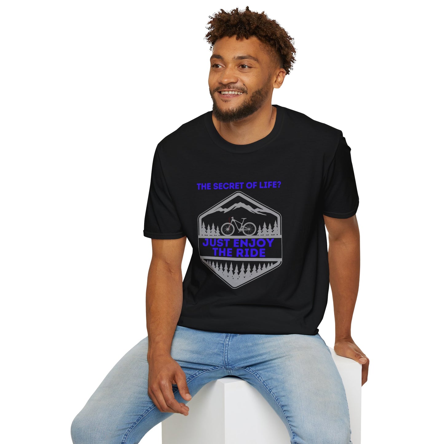 Mountain Biking Life Philosophy Quote Mountain Bike Unisex T-Shirt