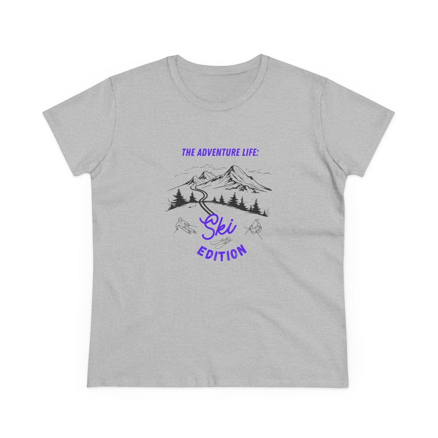 Women's The Adventure Life: Ski Edition Midweight Cotton T-Shirt