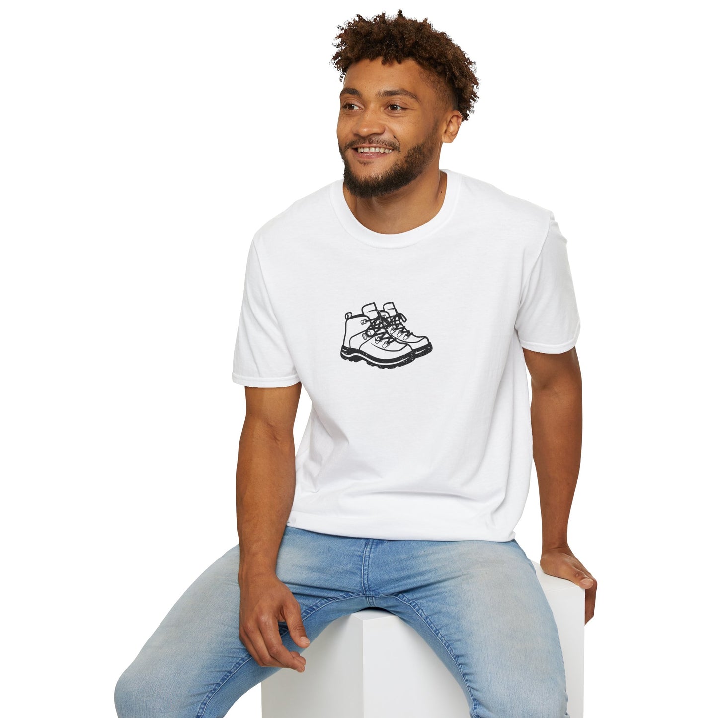 Hiking Boots Unisex Softstyle T-Shirt