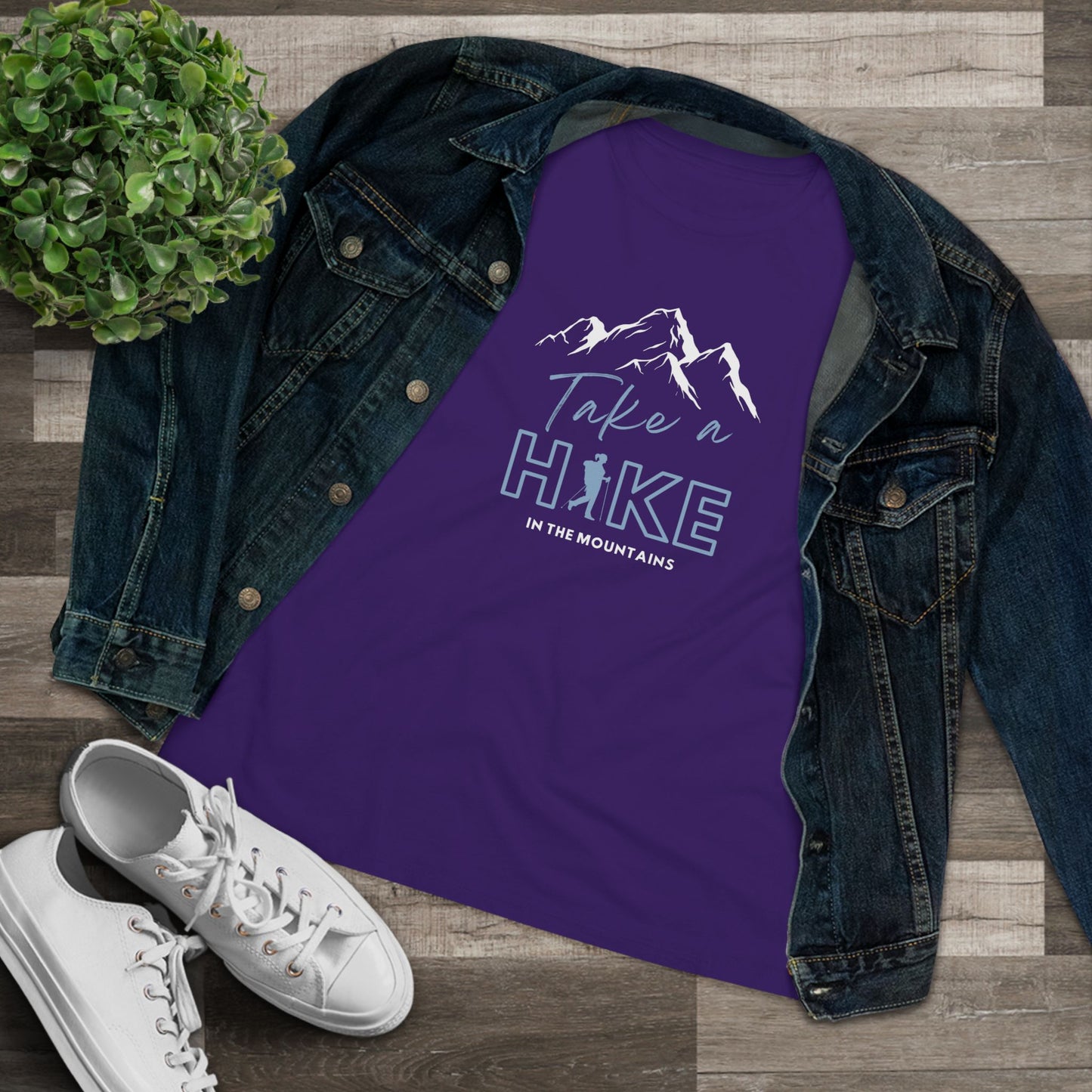 Take A Hike Women's Cotton T-shirt