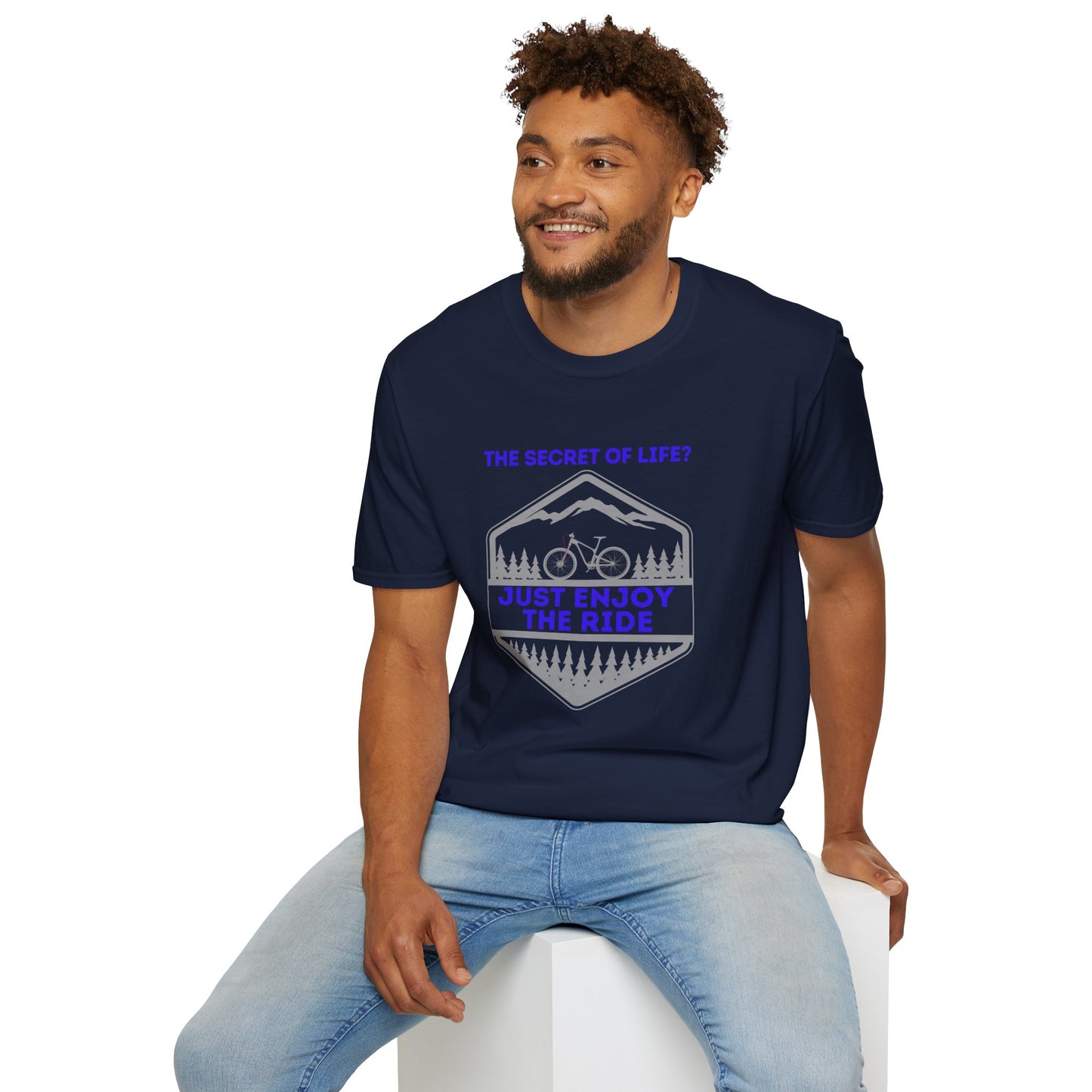 Mountain Biking Life Philosophy Quote Mountain Bike Unisex T-Shirt