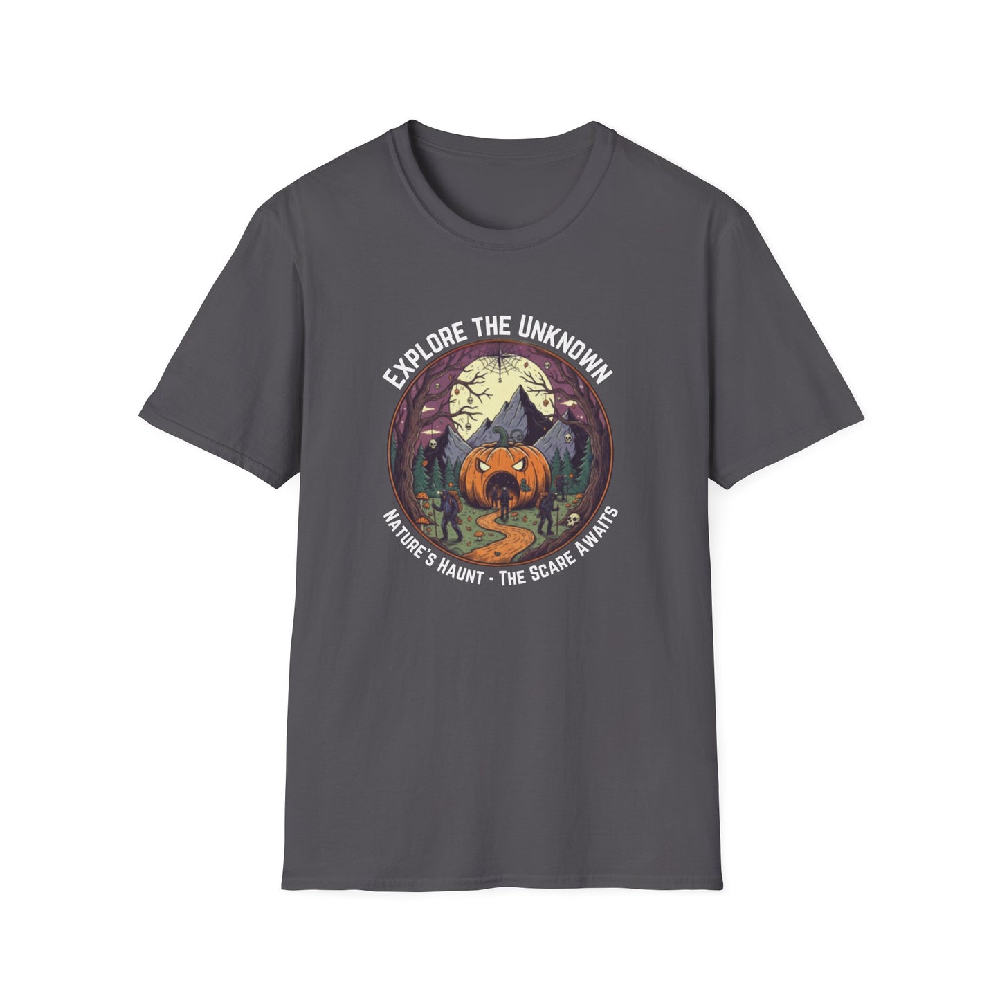 Explore the Unknown Halloween Unisex Softstyle Graphic T-Shirt