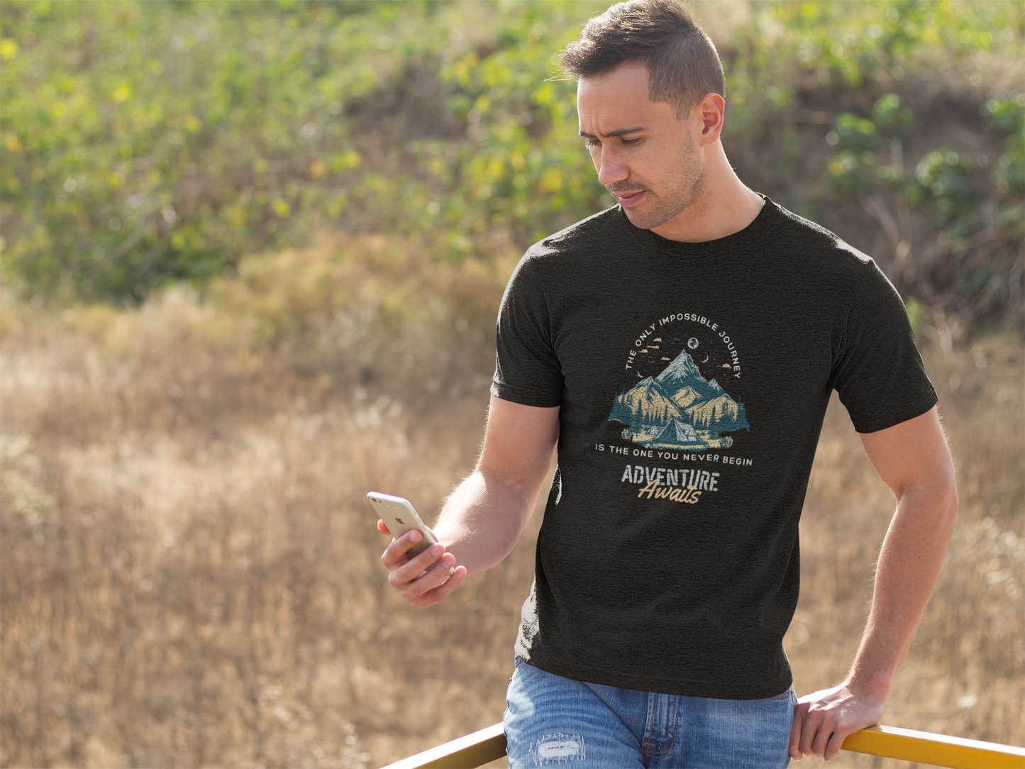 Adventure Awaits Unisex T-Shirt - The only impossible journey is the one you never begin