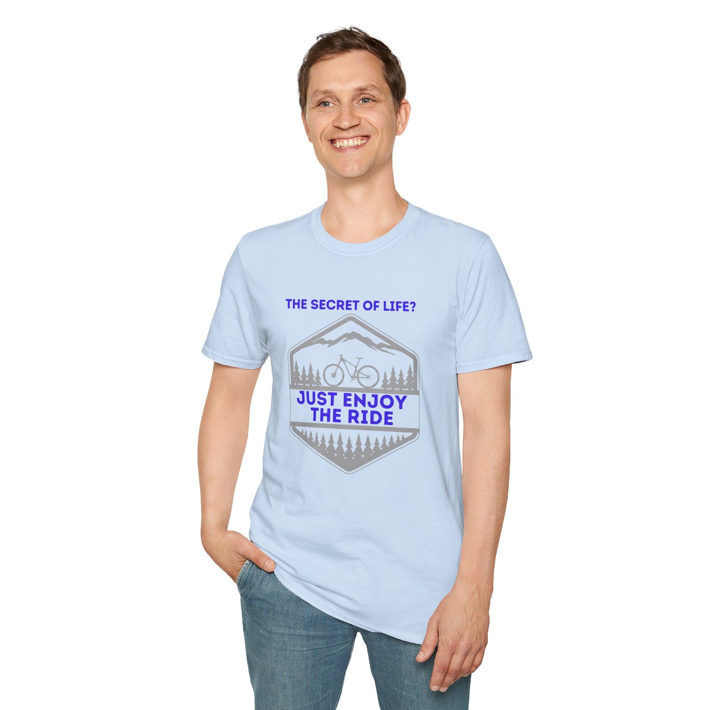 Mountain Biking Life Philosophy Quote Mountain Bike Unisex T-Shirt