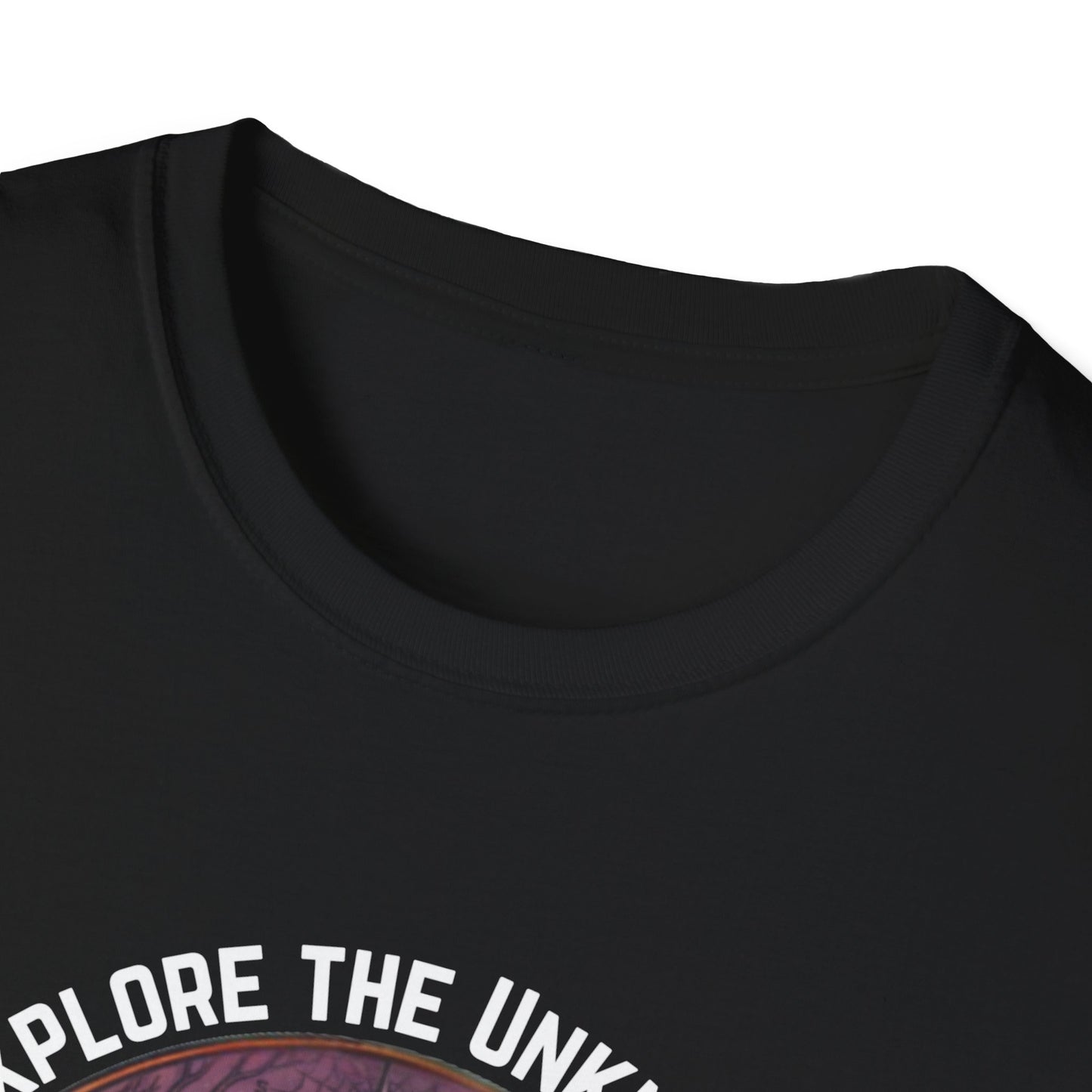 Explore the Unknown Halloween Unisex Softstyle Graphic T-Shirt