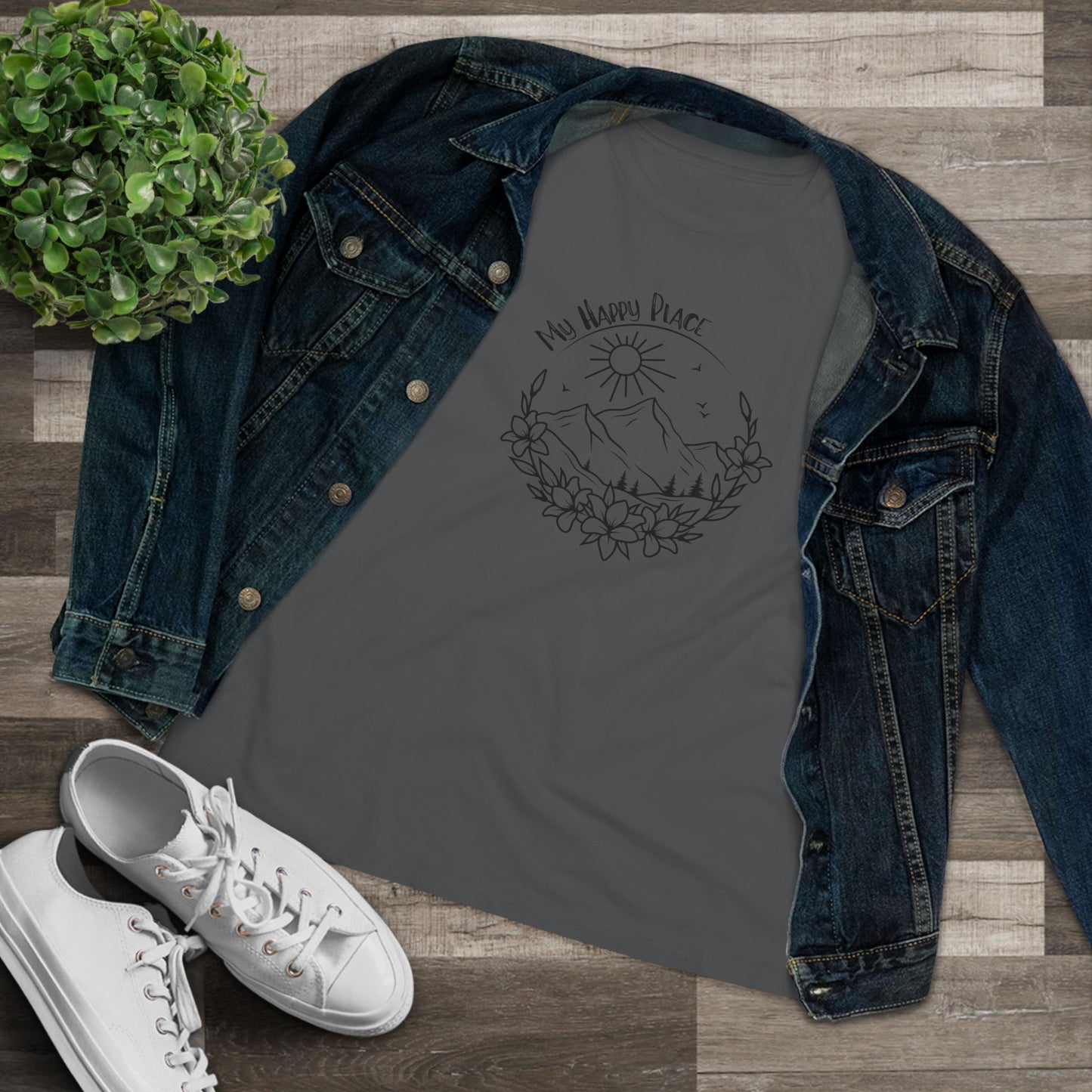 My Happy Place Women's Cotton Tee