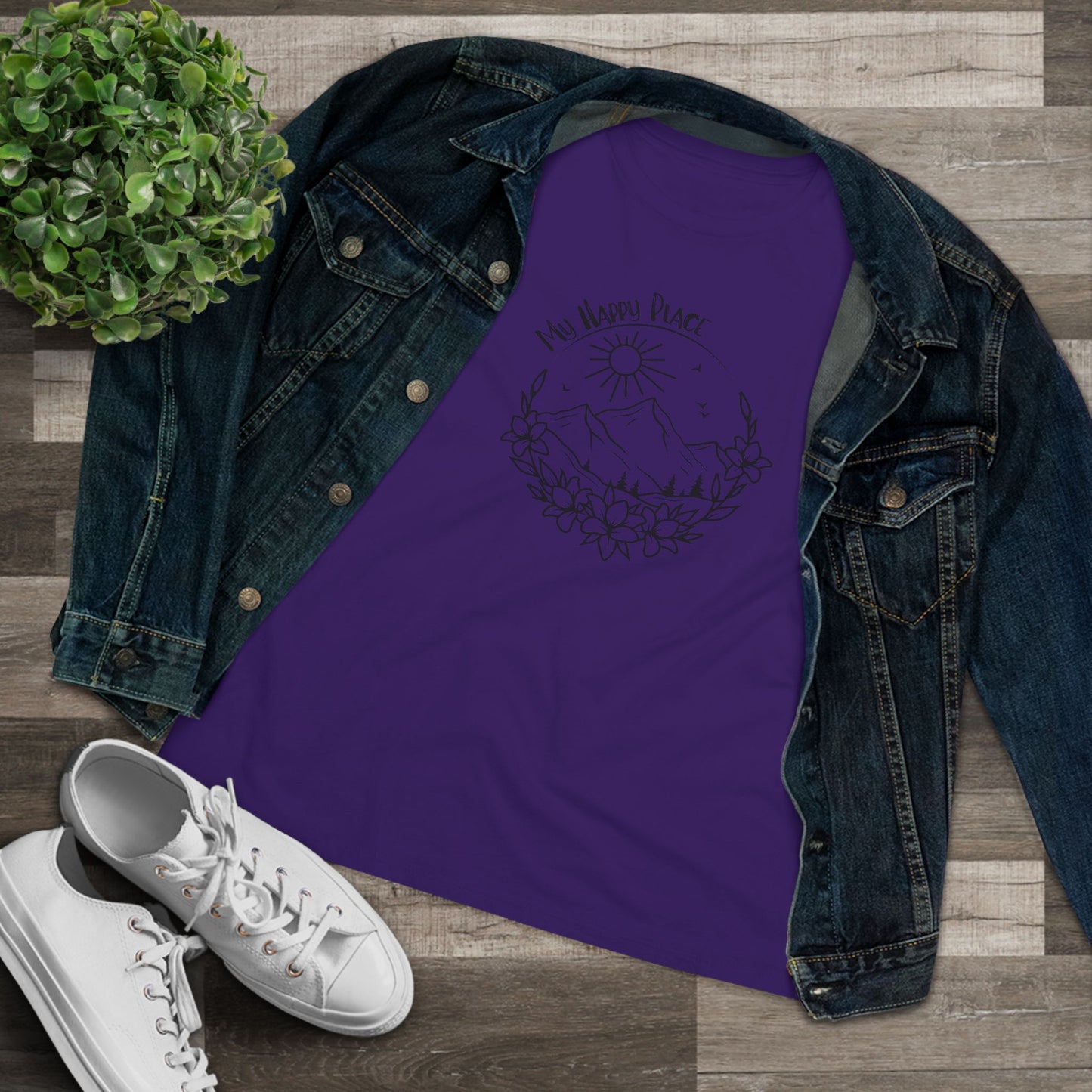 My Happy Place Women's Cotton Tee