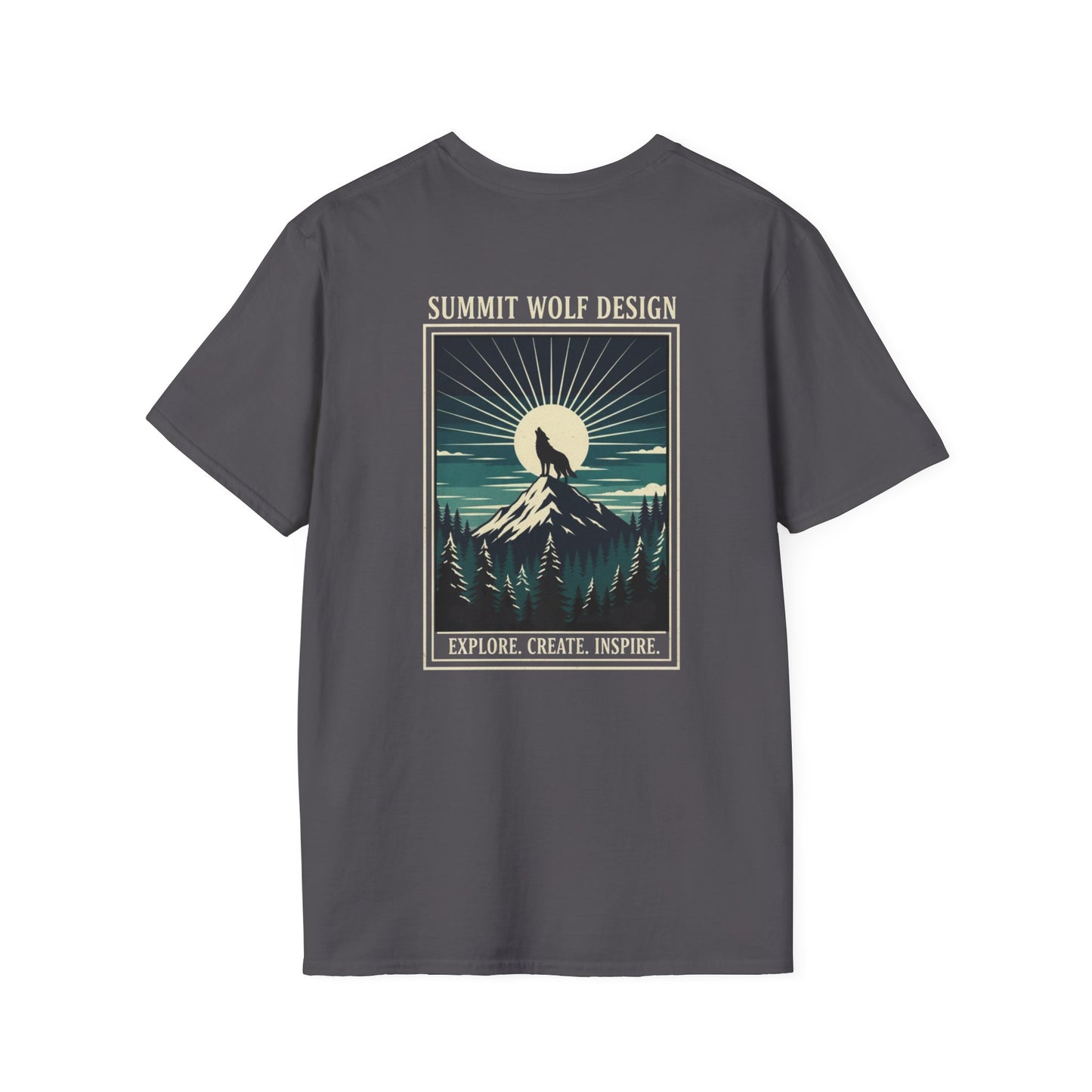 Wolf Howling Japanese Ukiyo-e T-Shirt