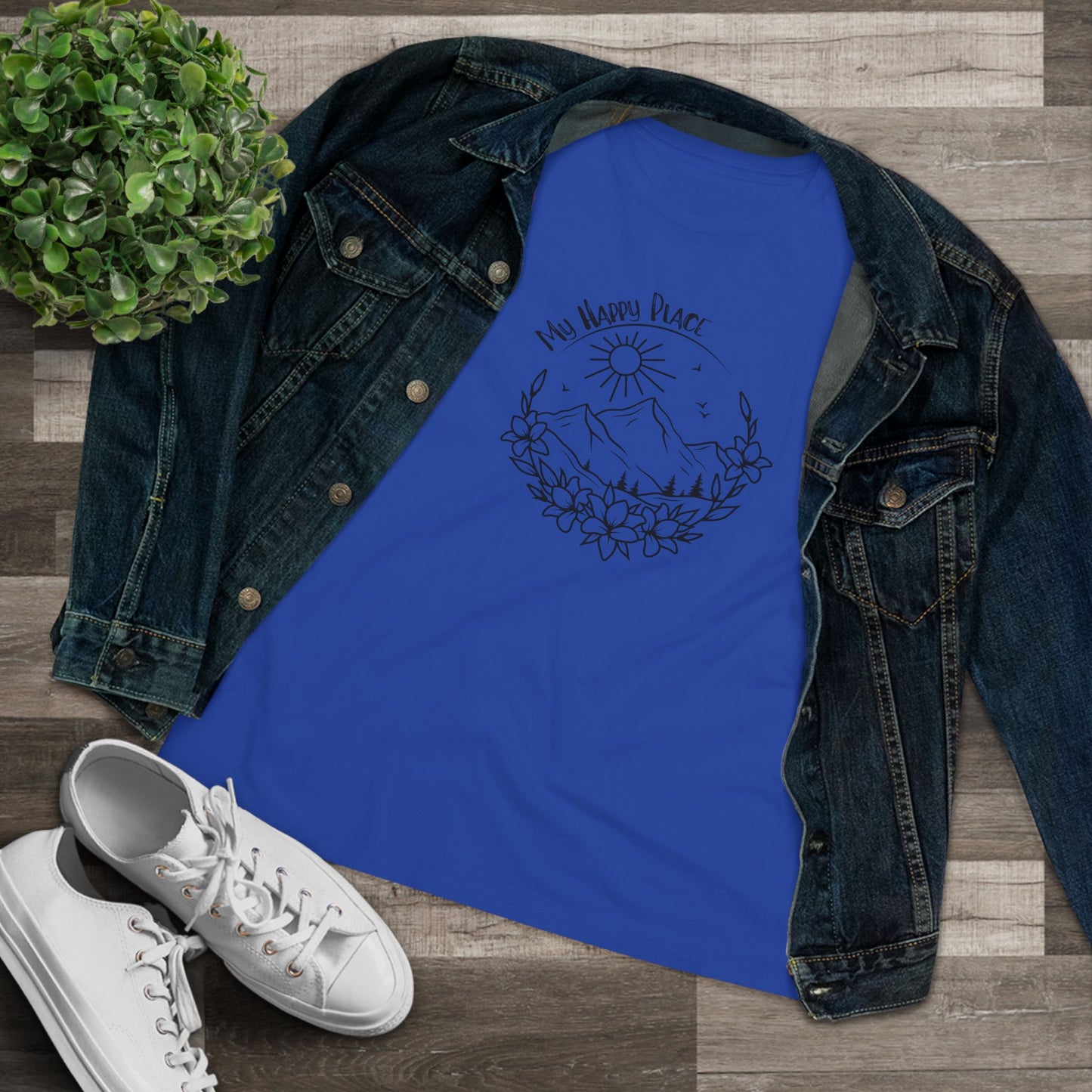 My Happy Place Women's Cotton Tee