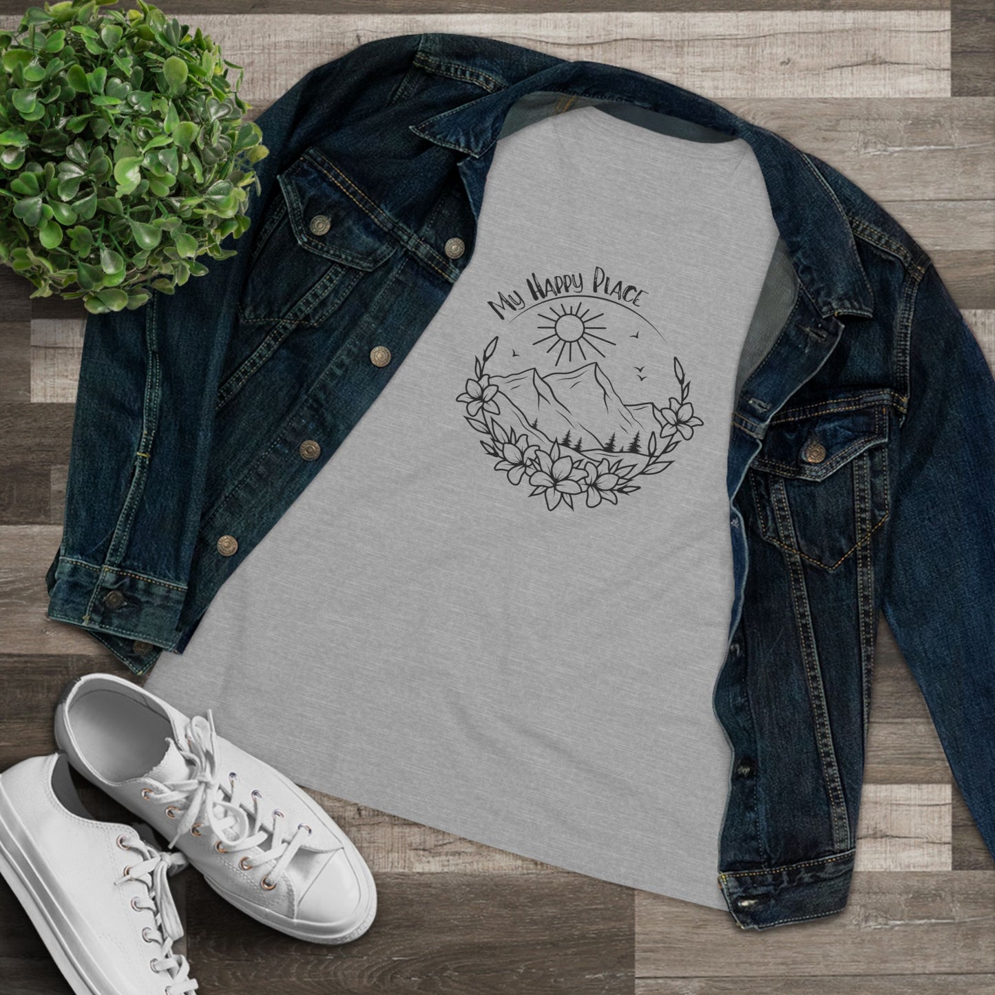 My Happy Place Women's Cotton Tee