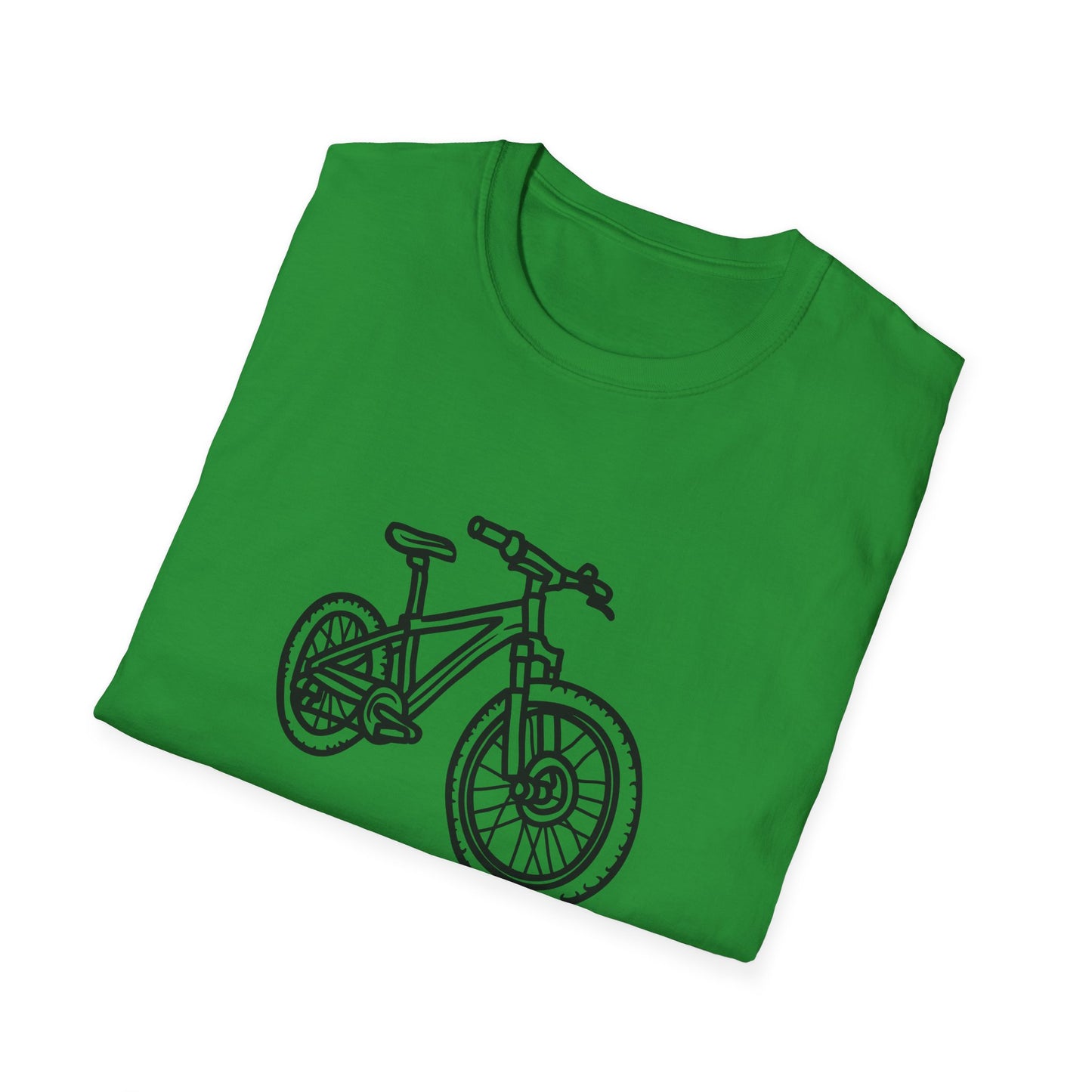 Mountain Bike Unisex T-Shirt - Outdoor Adventure Drawing